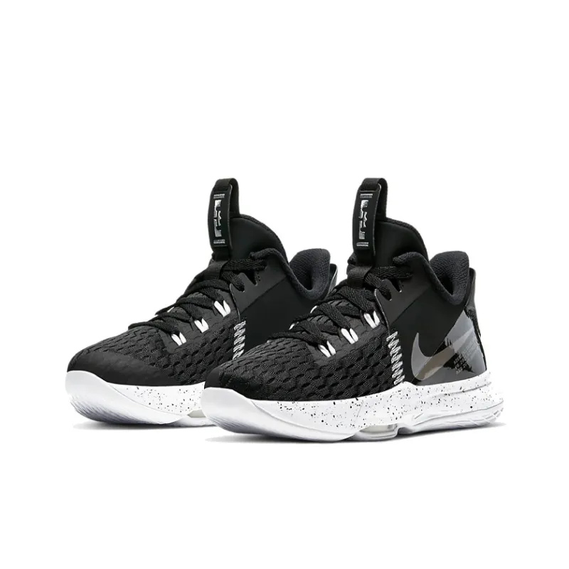 Nike LeBron Witness 5 Black Metallic Silver GS-2