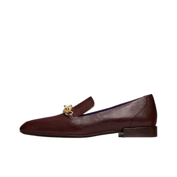 TORY BURCH Jessa Loafers Women's Maroon