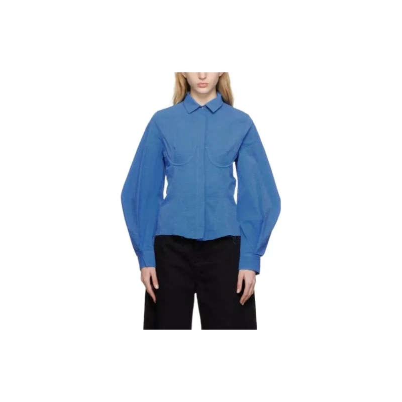MARQUES ' ALMEIDA Shirt Women's Blue-1