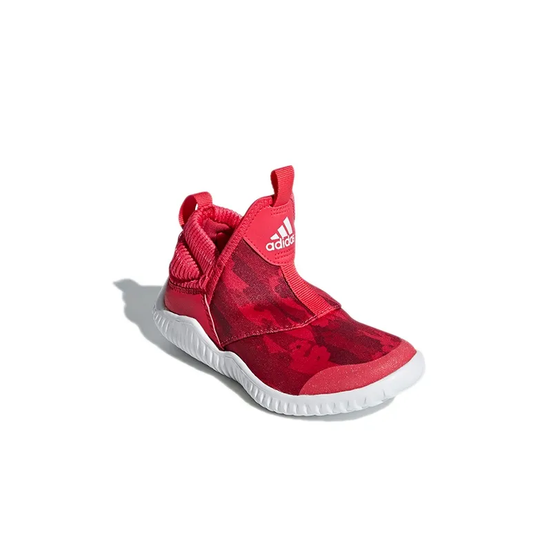 Adidas Rapidazen C Slip Resistant Breathable Low Top Kids' Running Shoes Red Children Aged 3 7 Years Old-2