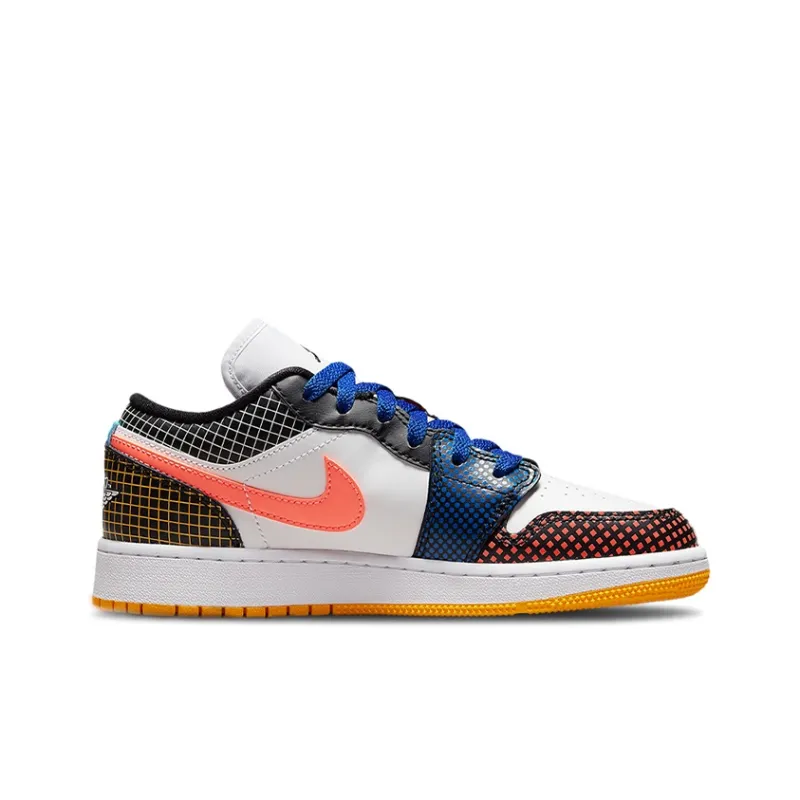 Jordan 1 Low MMD Multi Color Grid GS-2