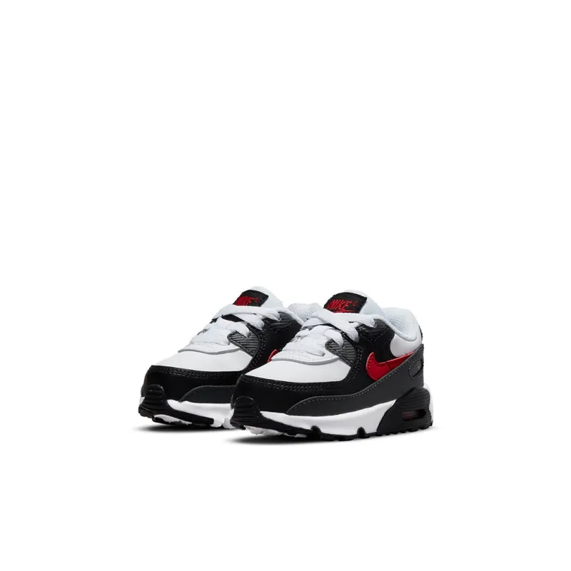 Nike Air Max 90 White University Red Iron Grey TD-2