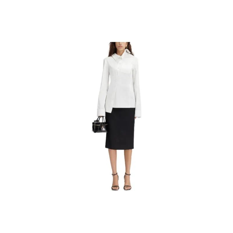 Jacquemus La Chemise Pablo Asymmetric Shirt-1