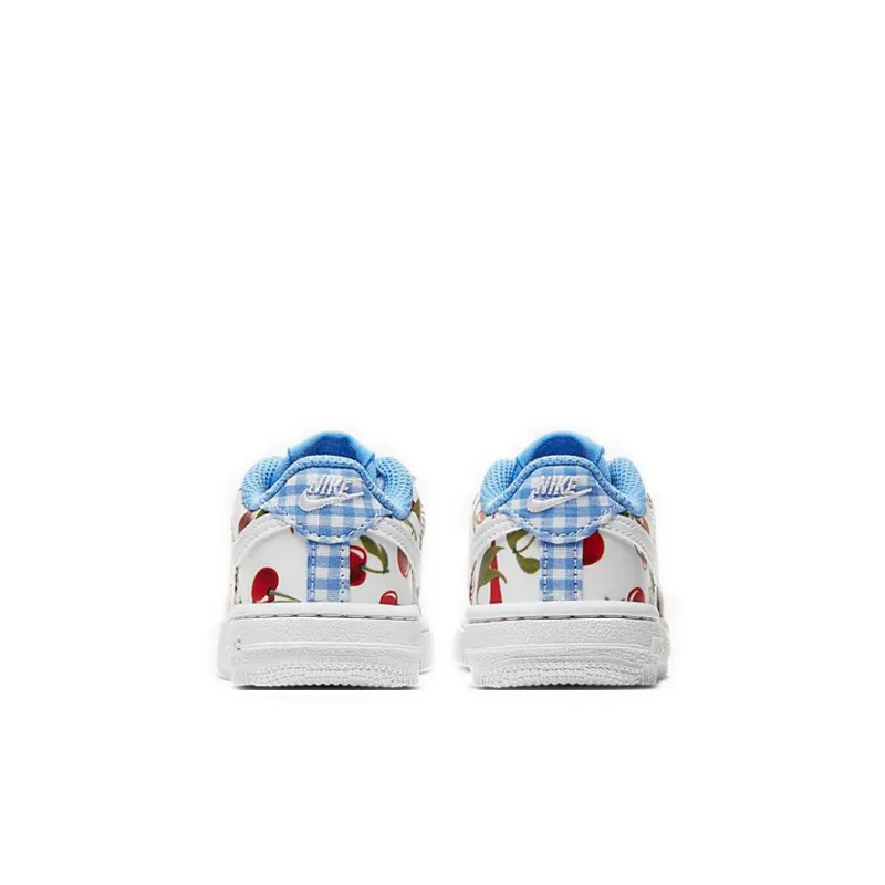 Nike Air Force 1 LV8 Low Top Toddler Shoes White Blue Infant And Toddler-4