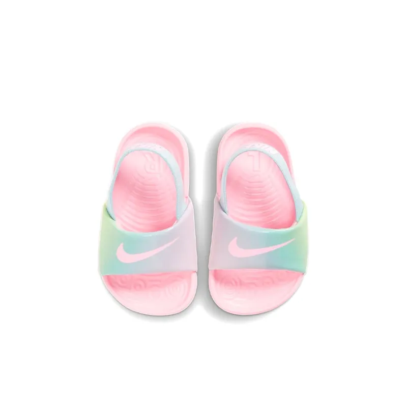 Nike Kawa Slide Low Top Toddler Shoes Pink Blue Green Infant And Toddler-3