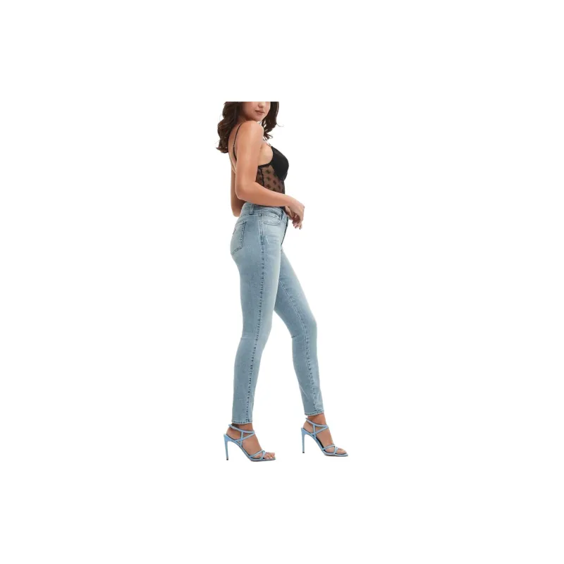 GUESS Eco Mid-Rise Sexy Curve Jeans Women's Blue-3