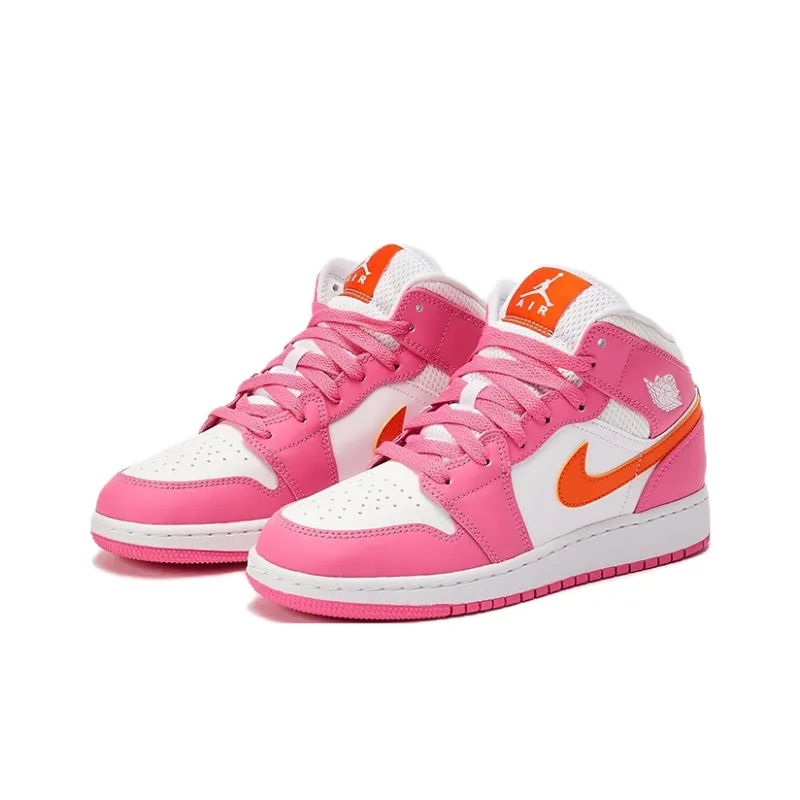 Air Jordan 1 Mid GS 'Pinksicle Orange'-1