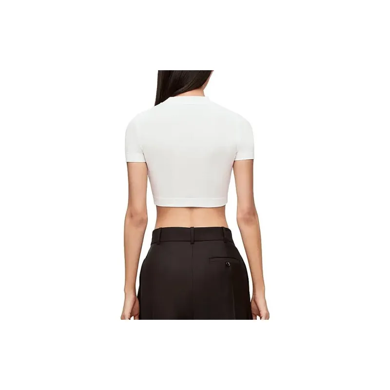 LOEWE 2000s Anagram embroidered T shirt-4