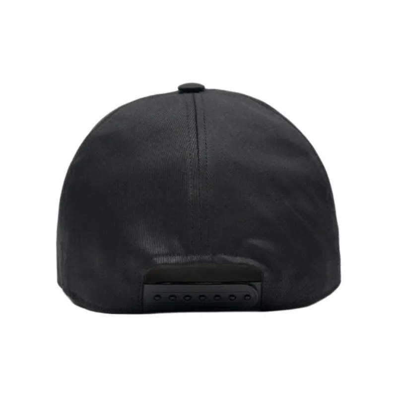 RICK OWENS Embroidered slogan Organic cotton Cap-3