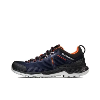 MAMMUT Alnasca 3 Anti Slip Wear Resistant Low Top Hiking Shoes Women's Black Blue