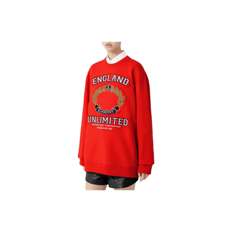Burberry SS23 Sweatshirt Women's Red-4