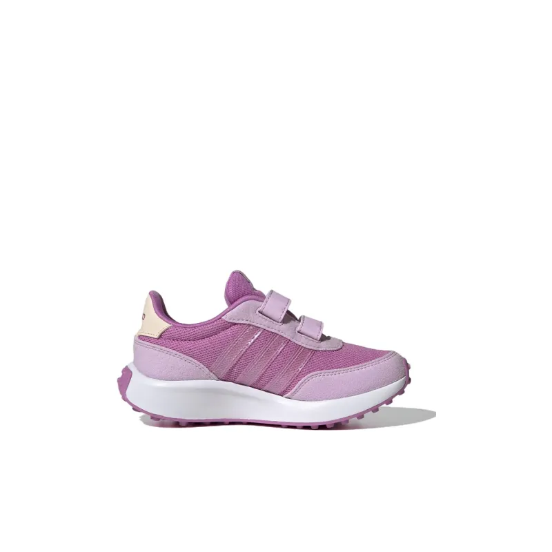 Adidas Neo Run 70S Cushioning Anti-Slip And Wear-Resistant Kids Lifestyle Shoes Pink Kids'-1