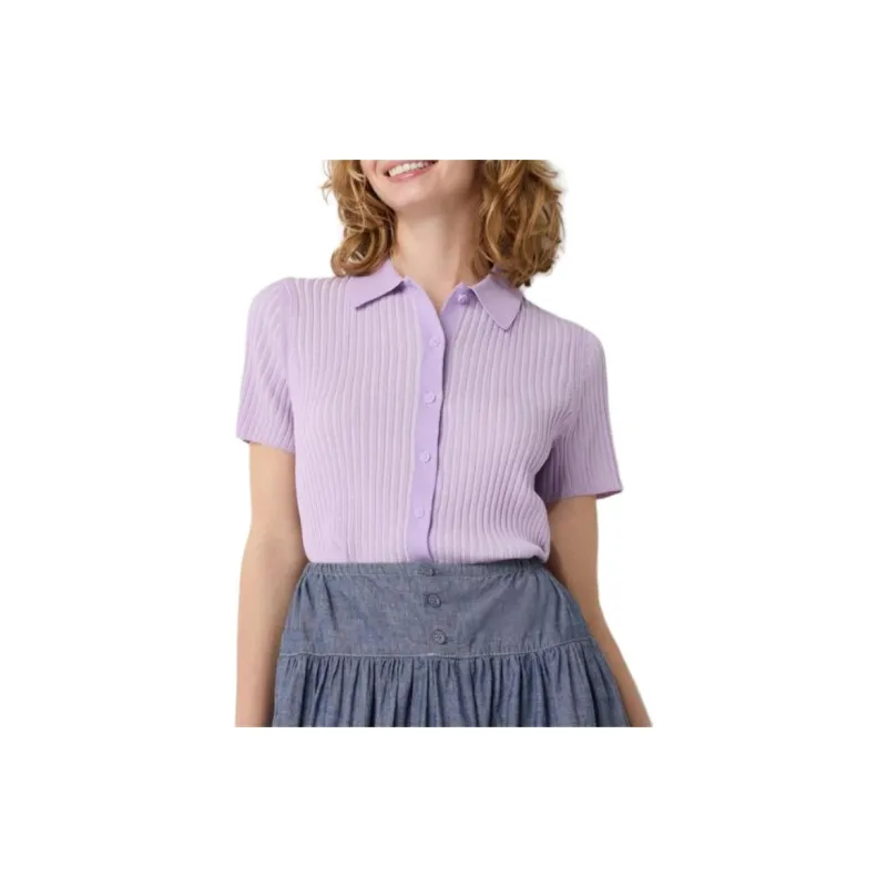 Ines De La Fressange X UNIQLO X Ines De La Fressange Knitwear Women's Light Purple-2
