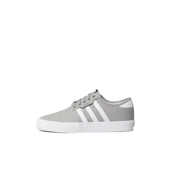 Adidas Originals Seeley K Lightweight And Wear resistant Low Top Kids' Skateboarding Shoes Gray White Kids'