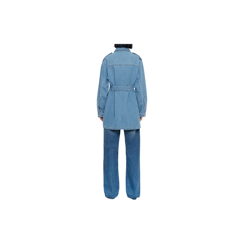BIMBA Y LOLA Denim Jacket Women's Blue-4