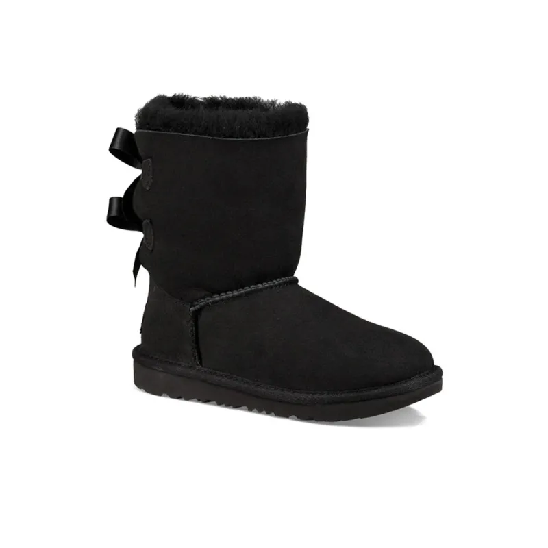 UGG Bailey Bow II Boot Black Kids-2