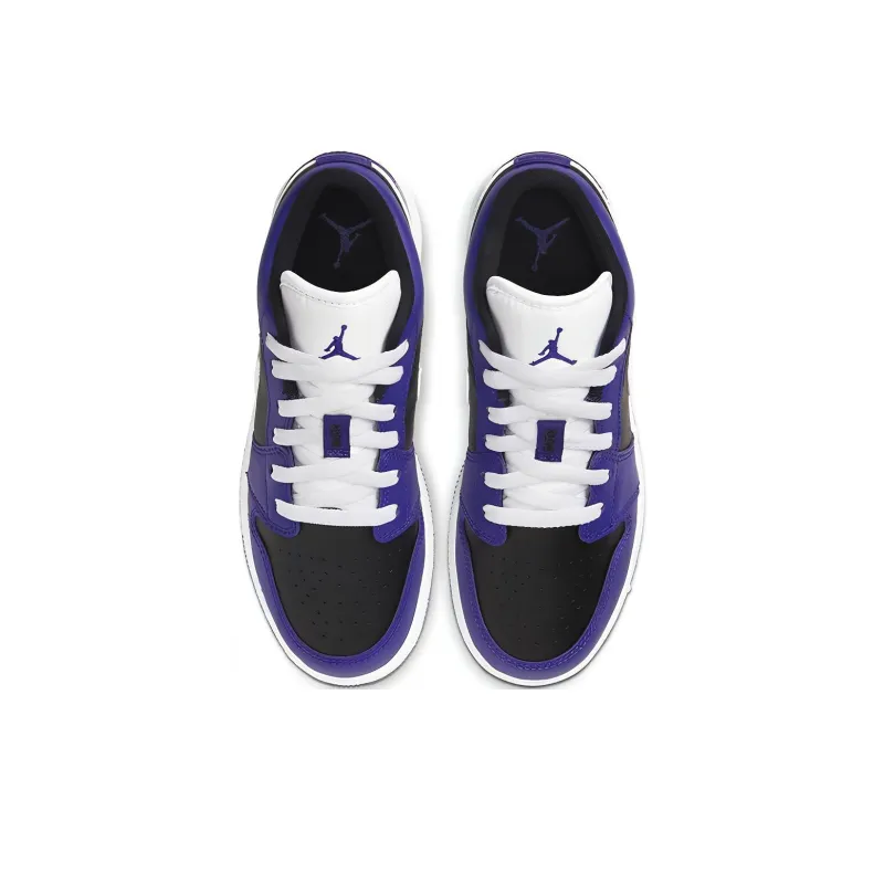 Jordan 1 Low Court Purple Black GS-3