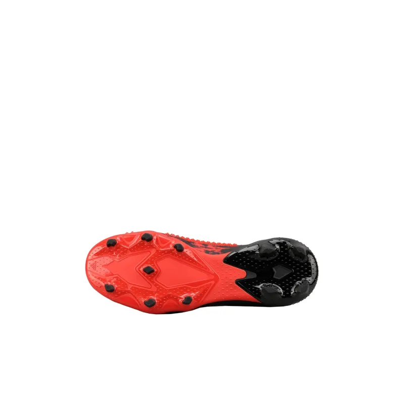 Adidas Predator Mutator 20.1 Non slip Lightweight Low Top Soccer Shoes Black Red Kids'-3