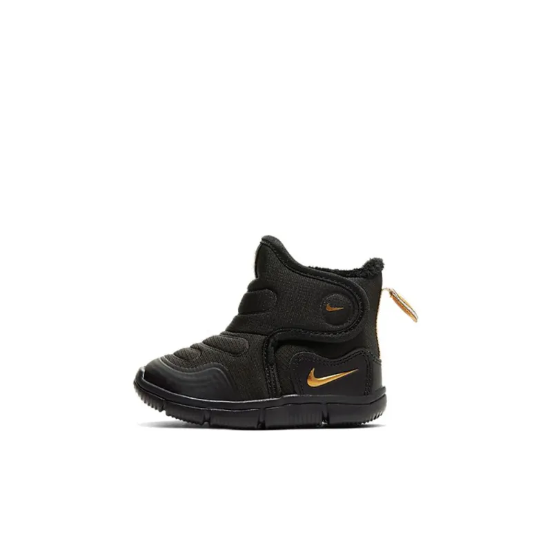 Nike Novice Boot TD Casual Shoes Black Gold Infant And Toddler-0