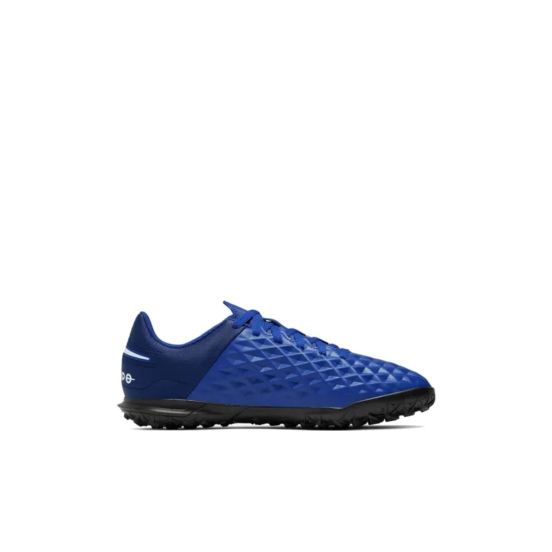 Nike JR LEGEND 8 Club TF Anti Slip Wear Resistant Low Top Kids' Soccer Shoes Blue Kids'-1