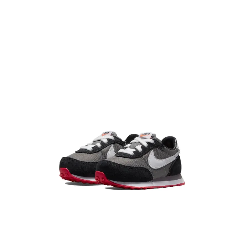 Nike Waffle Trainer 2 Cushioning Anti-Slip And Wear-Resistant Low-Top Sports Casual Shoes Black Gray Infant And Toddler-2
