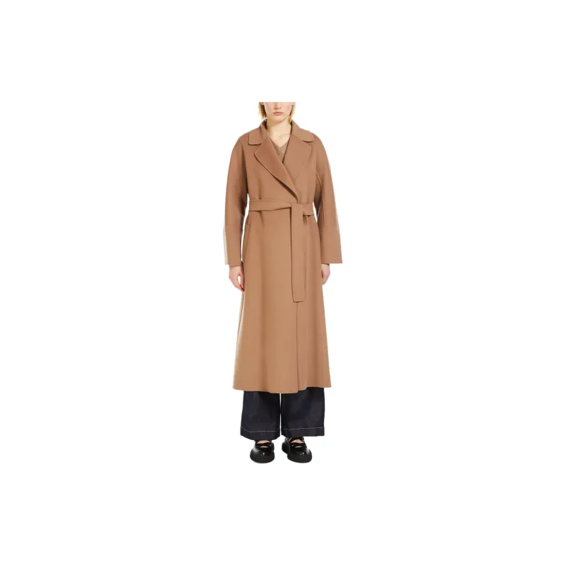 'S MAX MARA Belted Virgin Wool Coat-1
