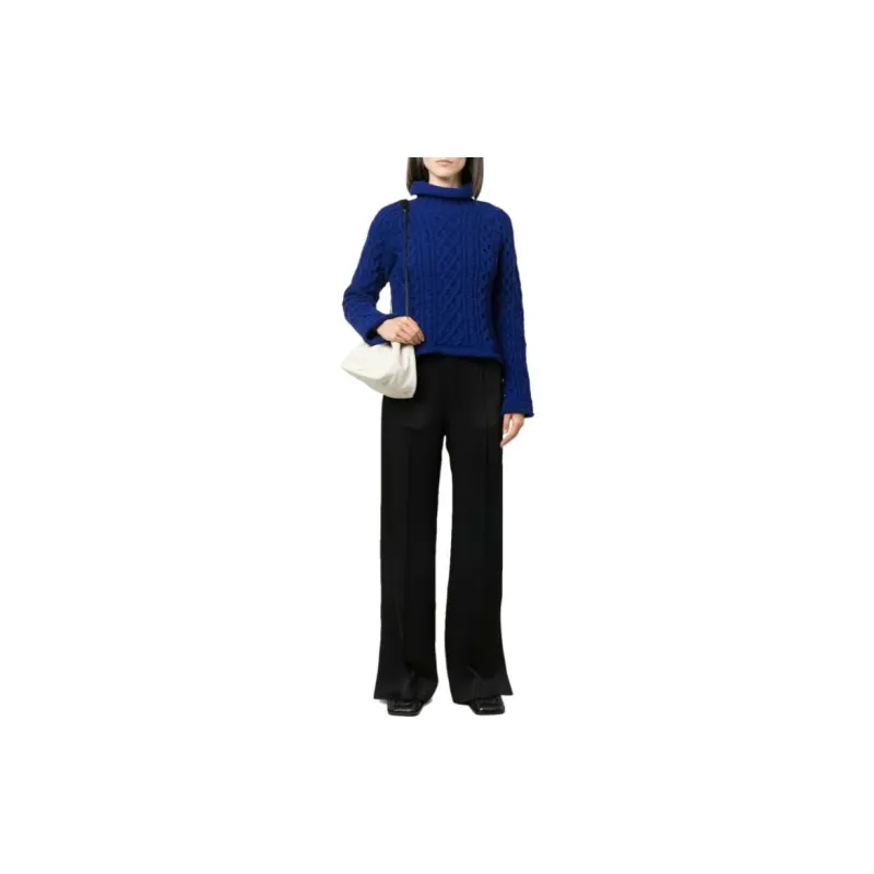JIL SANDER Elasticated Waistband Wide legged Trousers-2
