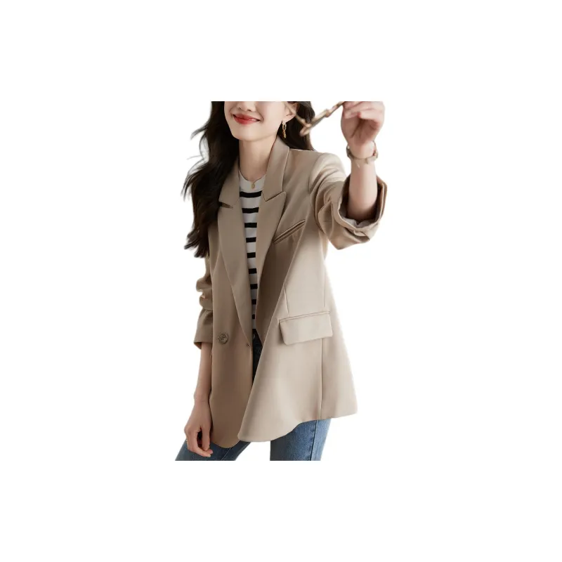 TERRE BLEUE Business Suit Women's Khaki-1