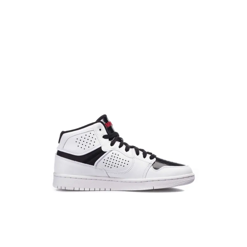 Jordan Access White Black University Red GS-1