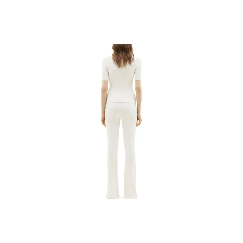 COURREGES Reediton Ribbed Flared Trousers-2