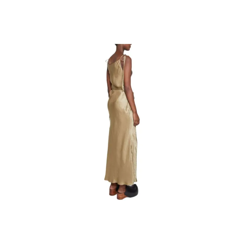 Acne Studios Sleeveless Satin Maxi Dress-2