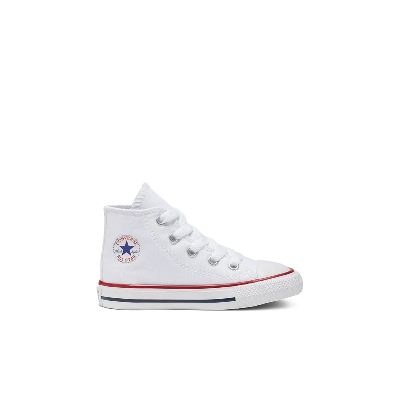 Converse Chuck Taylor All Star Anti-Slip Wear-Resistant High-Top Toddler Shoes Standard White Infant And Toddler-1
