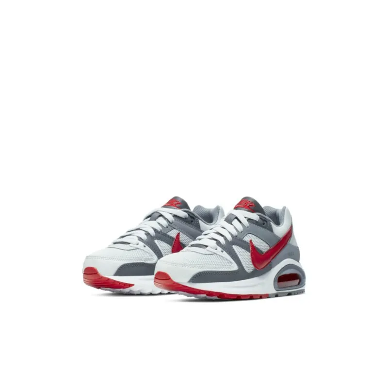 Nike Air Max Command Flex Low Top White/Grey/Red GS-2