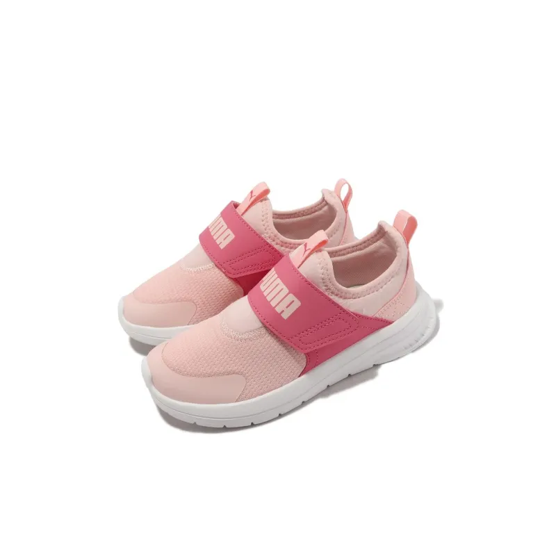 PUMA Abrasion Resistant Breathable Low Top Kids Lifestyle Shoes Pink Children Aged 3 7 Years Old-2