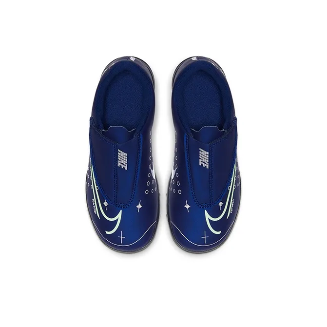 Nike Mercurial Vapor 13 Assassin 13 Club MDS Low Top Kids' Soccer Shoes Navy Blue Children Aged 3 7 Years Old-2