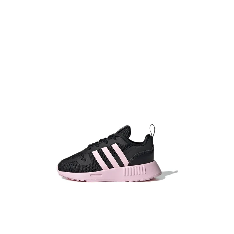 Adidas Originals Multi Wear-Resistant Low-Top Toddler Shoes Black Pink Infant And Toddler-0
