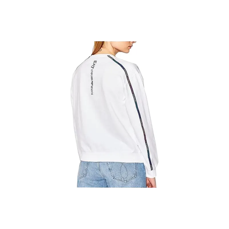 EMPORIO ARMANI EA7 Sweatshirts Women's White-4