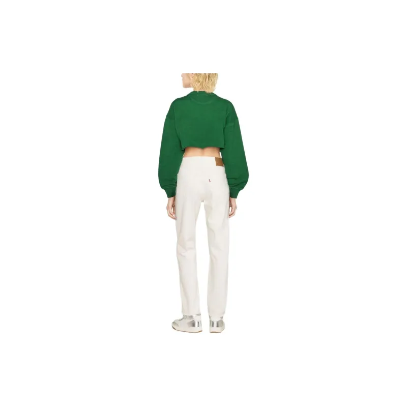 Golden Goose Louisa Cropped Cotton Sweatshirt-2