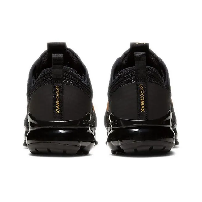 Nike Air VaporMax Flyknit 3 Black Metallic Gold GS-3