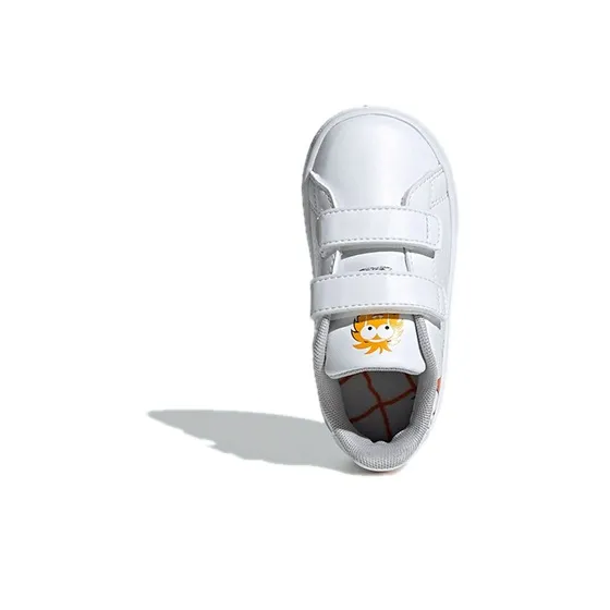 Adidas Neo ADVANTAGE Abrasion Resistant Low Top Toddler Shoes White Infant And Toddler-4