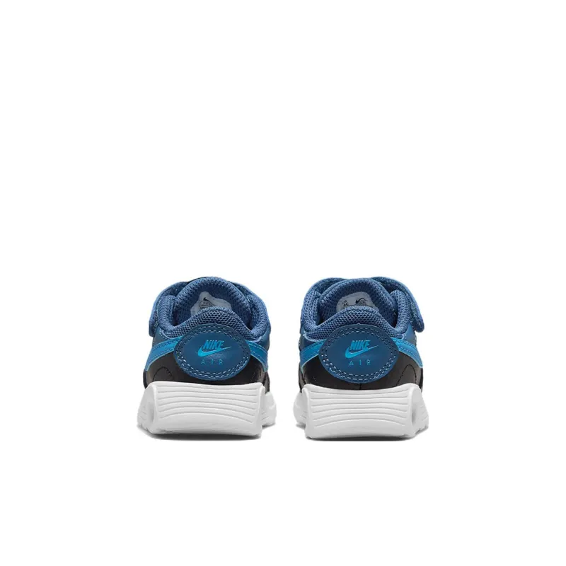 Nike Air Max SC Slip-Resistant Cushioning Wear-Resistant Low-Top Toddler Shoes Blue Black Infant And Toddler-4