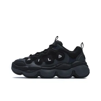 FILA PEASE Anti Slip Wear Resistant Low Top Casual Shoes Women's Black