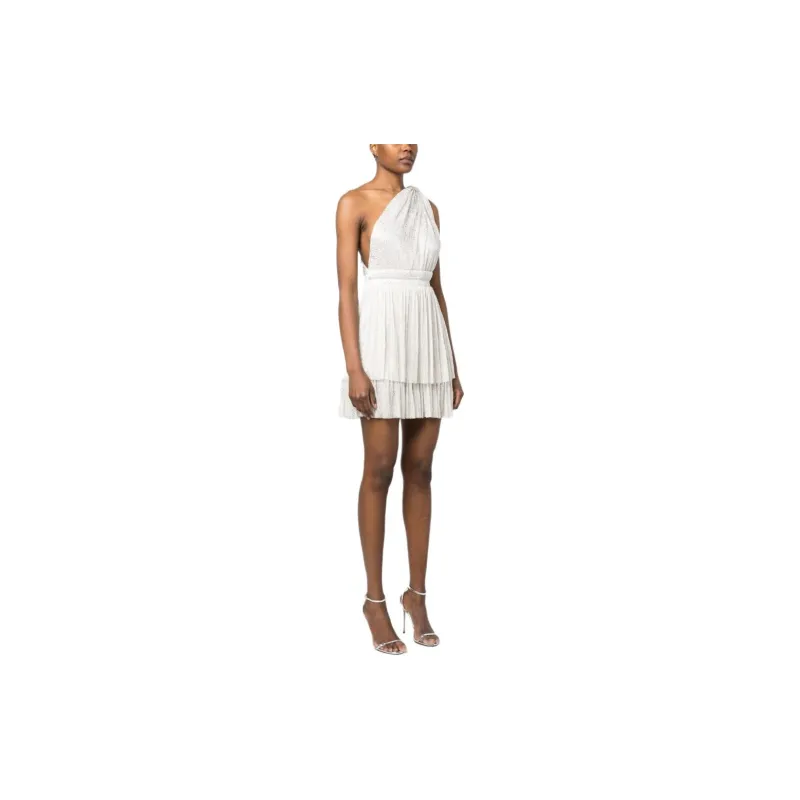 Sabina Musayev Chicago One shoulder Tiered Dress-3