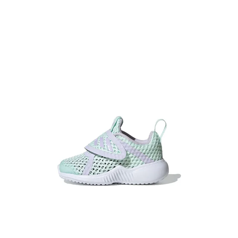 Adidas Fortarun Summer Cushioned Wear-Resistant Breathable Low-Top Toddler Shoes Green Infant And Toddler-0