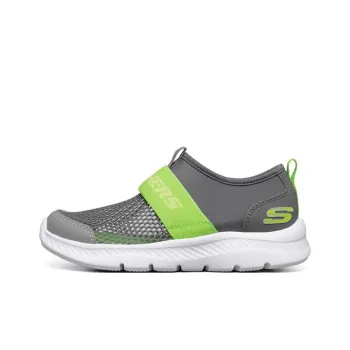 Skechers Comfy Flex 2.0 Slip Resistant Cushioning Abrasion Resistant Low Top Kids Lifestyle Shoes Ash Lemon Teenagers