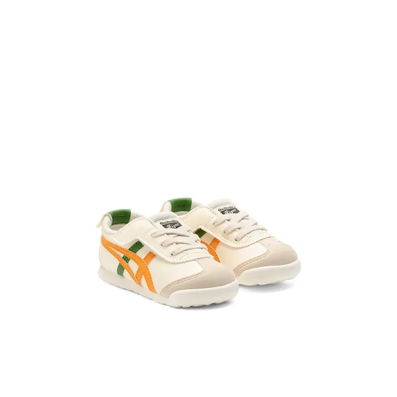 Onitsuka Tiger MEXICO 66 Abrasion Resistant Low Top Running Shoes Beige Yellow Infant And Toddler-2