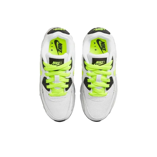 Nike Air Max 90 Leather White Volt GS-3