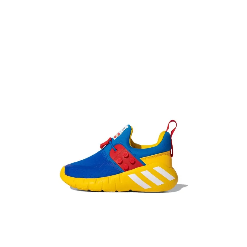 LEGO x Adidas Anti Slip And Wear Resistant Breathable Low Top Toddler Shoes Blue Yellow Red Infant And Toddler-0
