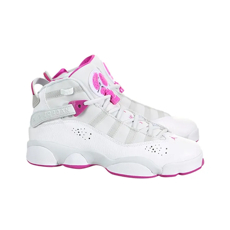 Jordan 6 Rings Platinum Fuchsia GS-2