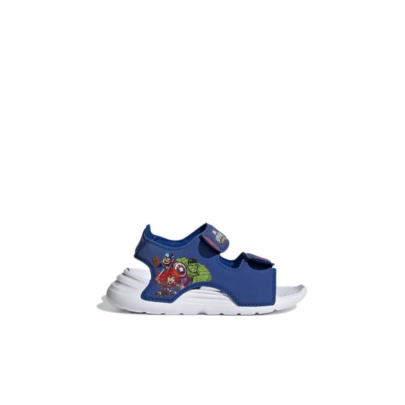 Adidas Swim Sandals Abrasion-Resistant Low-Top Toddler Shoes Blue Infant And Toddler-1